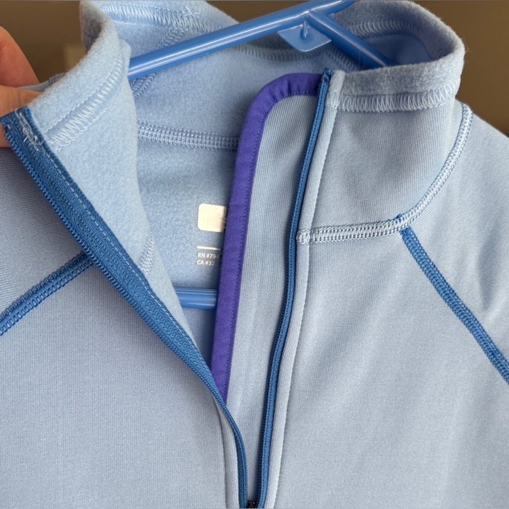 Marmot Blue Fleece Pullover sz M EUC - Picture 6 of 8